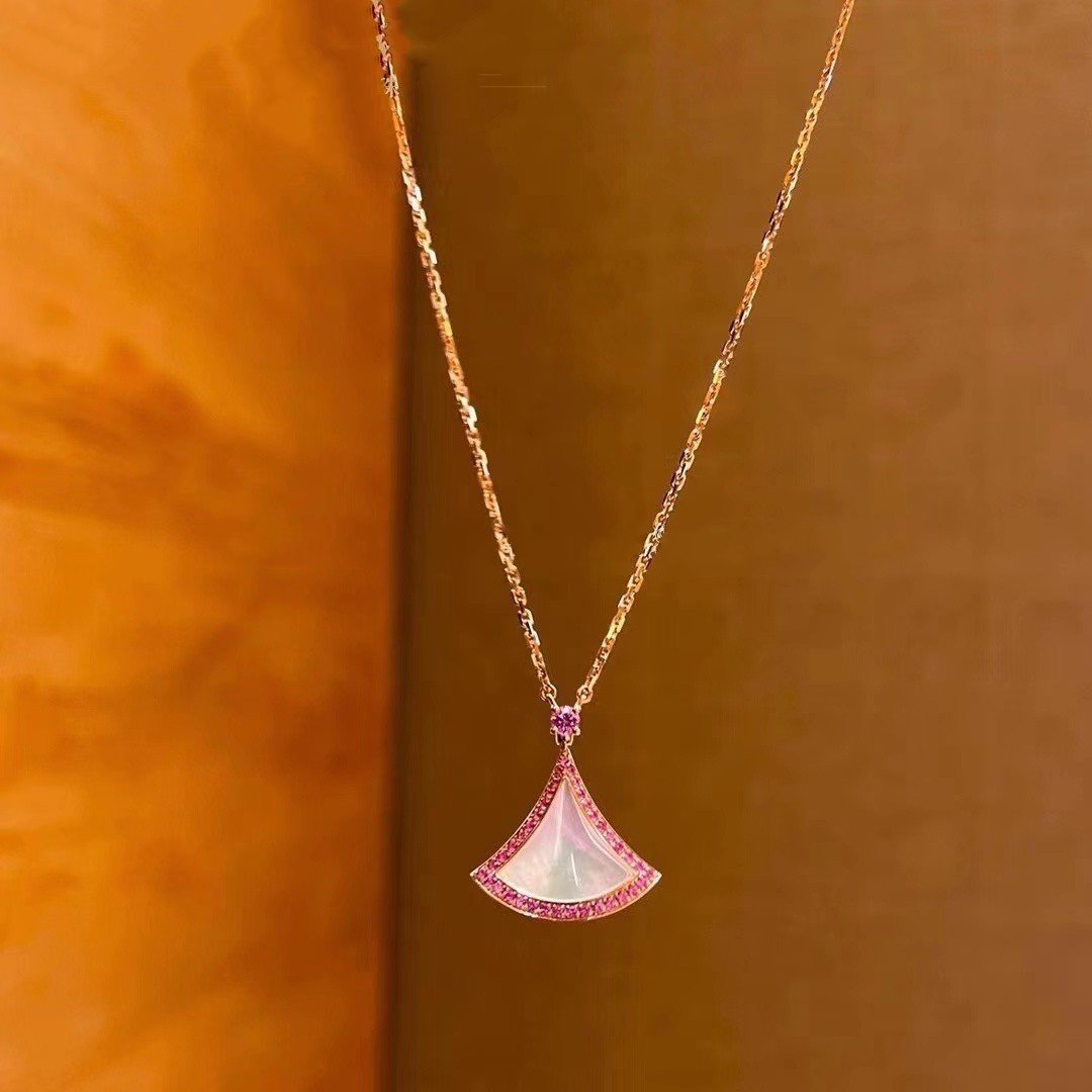 [Love More]DREAM NECKLACE MOP DIAMOND PINK