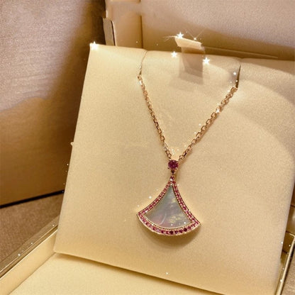 [Love More]DREAM NECKLACE MOP DIAMOND PINK