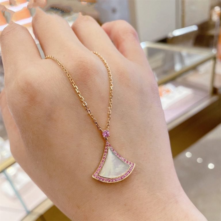 [Love More]DREAM NECKLACE MOP DIAMOND PINK