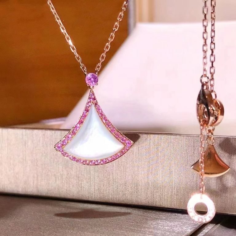 [Love More]DREAM NECKLACE MOP DIAMOND PINK