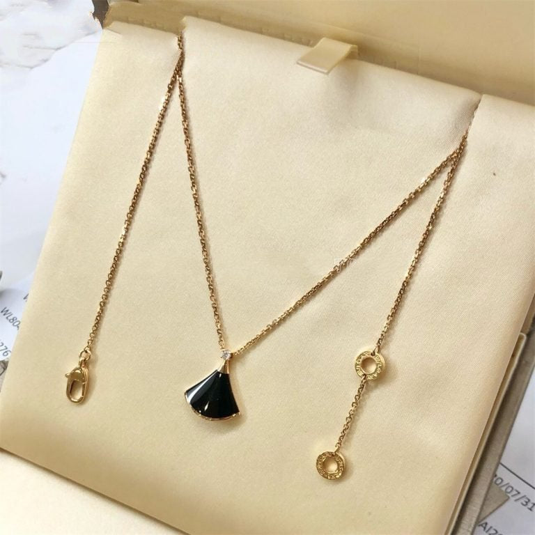 [Love More]DREAM NECKLACE ONYX 1 DIAMOND