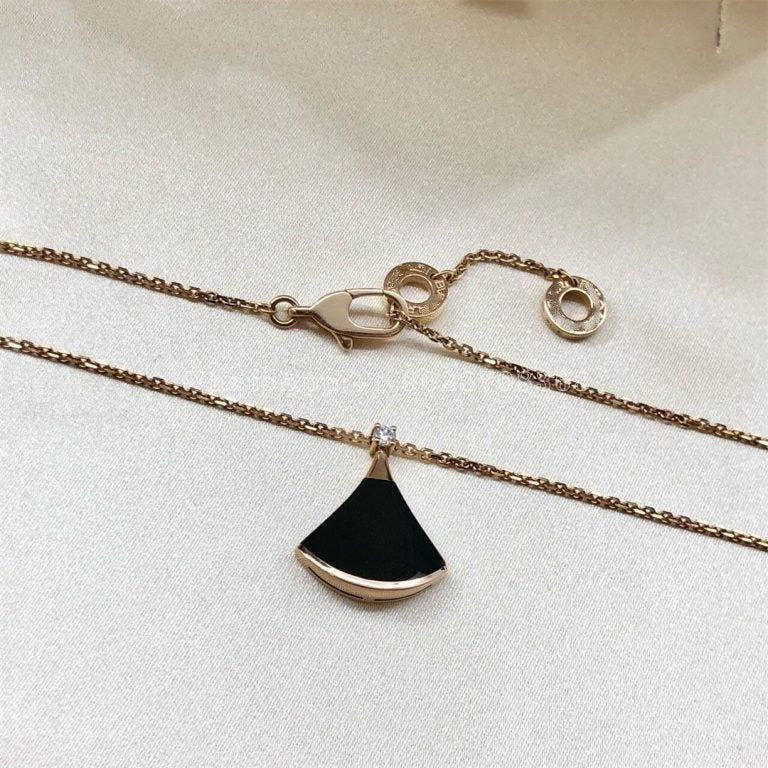 [Love More]DREAM NECKLACE ONYX 1 DIAMOND