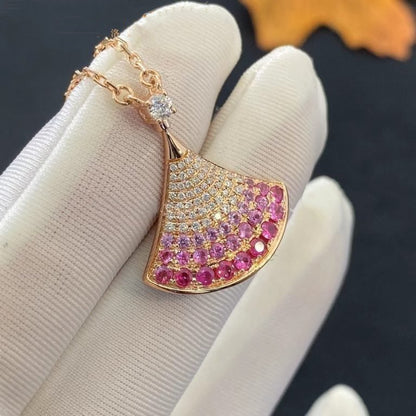 [Love More]DREAM NECKLACE PINK GOLD PINK DIAMOND