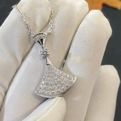 [Love More]DREAM NECKLACE SILVER FULL DIAMOND