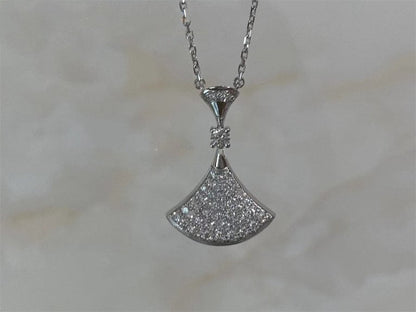 [Love More]DREAM NECKLACE SILVER FULL DIAMOND