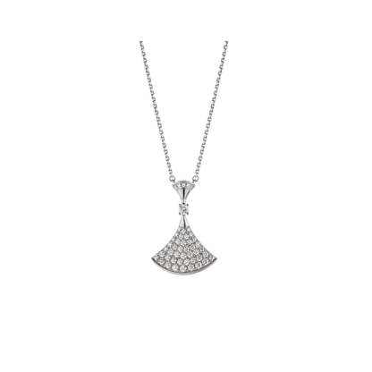 [Love More]DREAM NECKLACE SILVER FULL DIAMOND