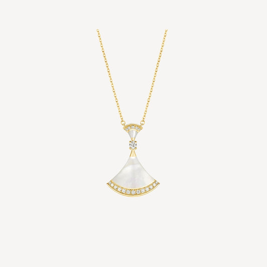 [Love More]DREAM NECKLACE MOP GOLD DIAMOND