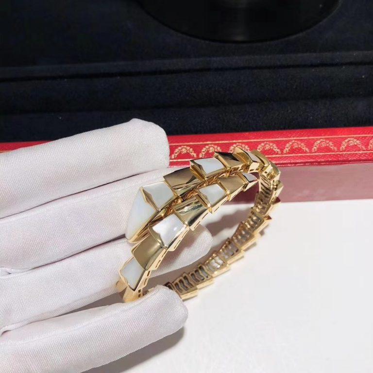 [Love More]SERPENTI BRACELET MOP GOLD