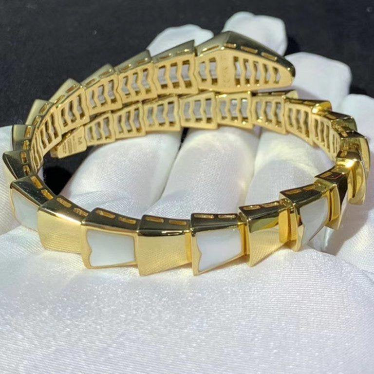 [Love More]SERPENTI BRACELET MOP GOLD