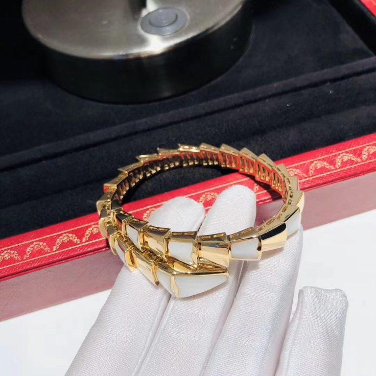 [Love More]SERPENTI BRACELET MOP GOLD