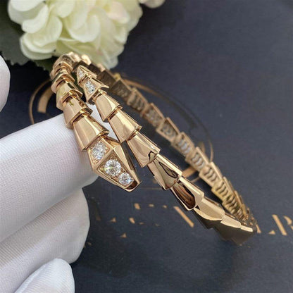 [Love More]SERPENTI BRACELET DIAMONDS PINK GOLD