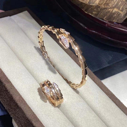 [Love More]SERPENTI BRACELET DIAMONDS PINK GOLD