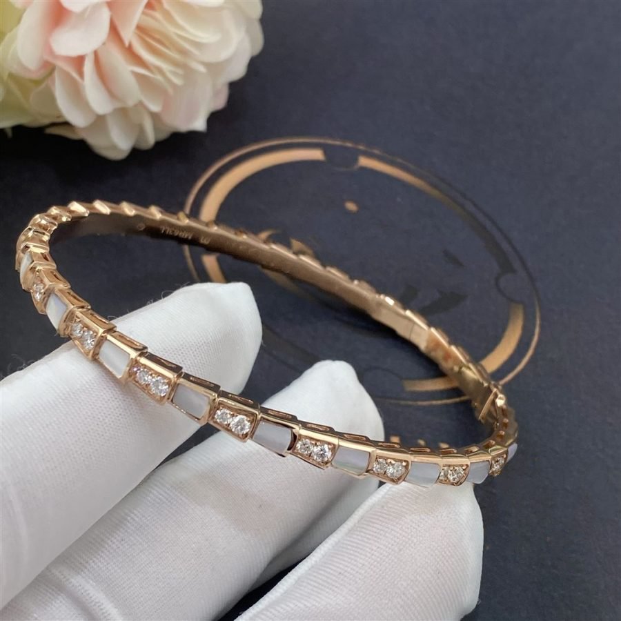 [Love More]SERPENTI BRACELET PINK GOLD MOP DIAMOND