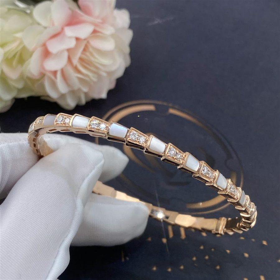 [Love More]SERPENTI BRACELET PINK GOLD MOP DIAMOND