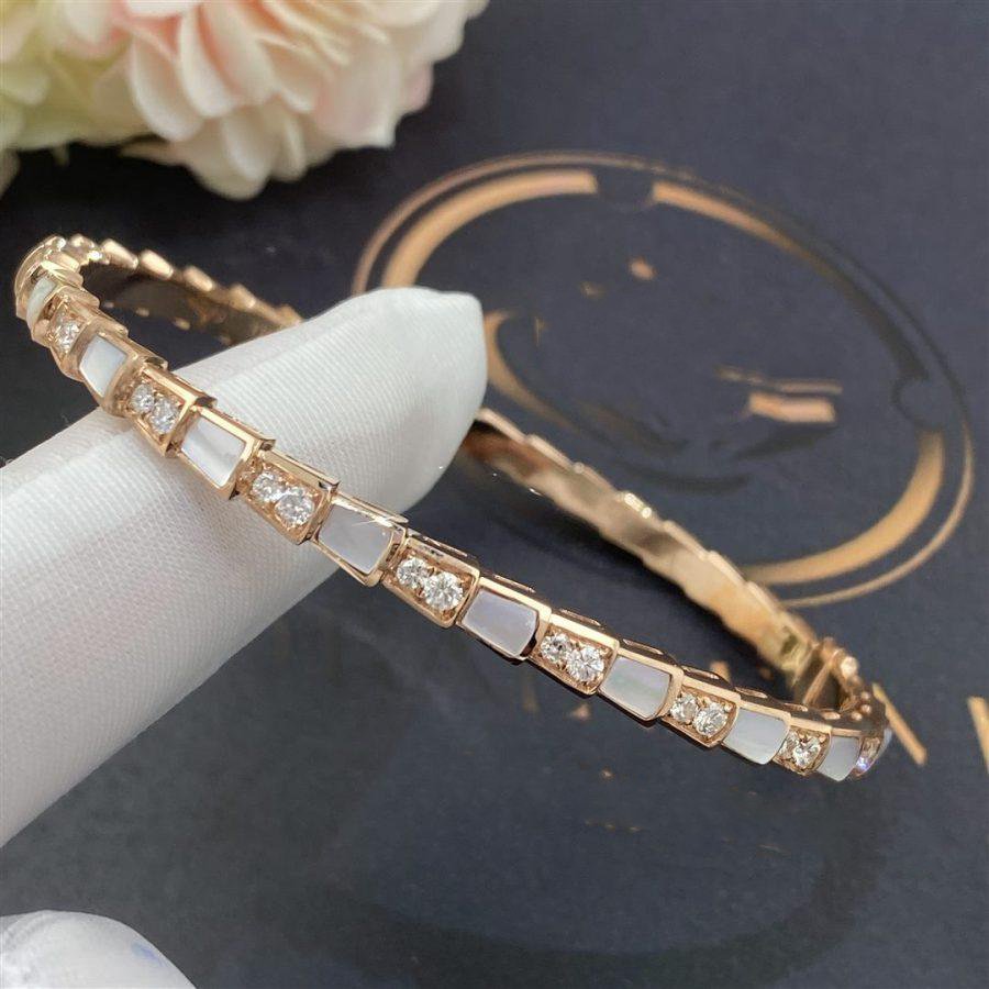 [Love More]SERPENTI BRACELET PINK GOLD MOP DIAMOND