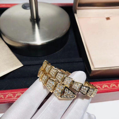 [Love More]SERPENTI BRACELET 8MM GOLD DIAMOND