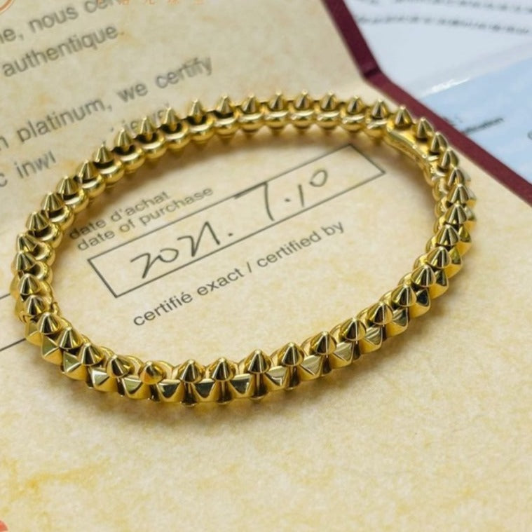 [Love More]CLASH GOLD BRACELET