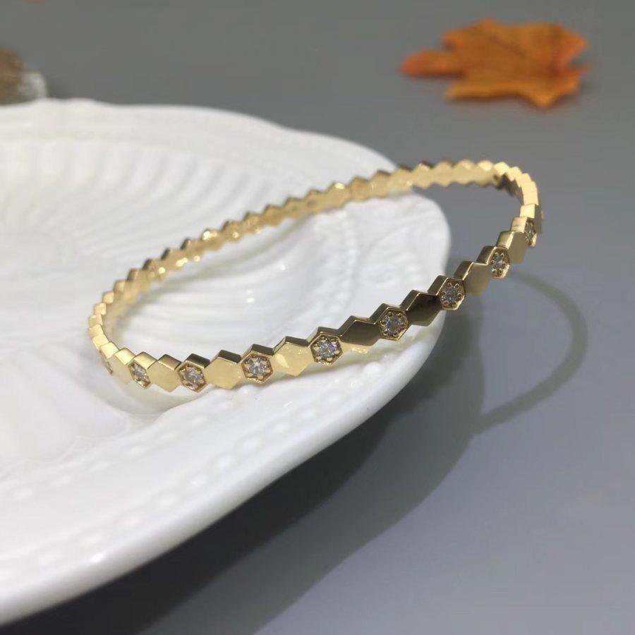 [Love More]BEE LOVE GOLD DIAMOND BRACELET