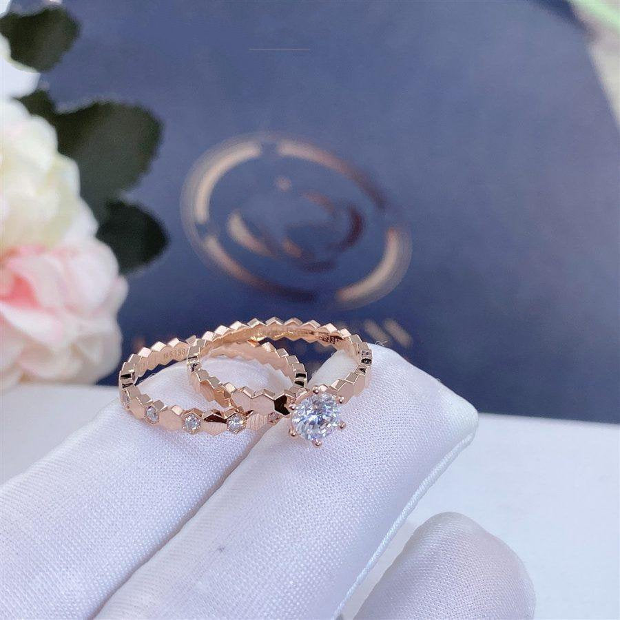 [Love More]BEE LOVE RING PINK GOLD 1 DIAMOND