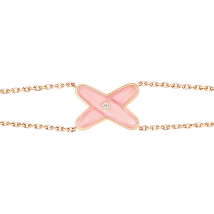 [Love More]JEUX BRACELET PINK MOP PINK GOLD 1 DIAMOND