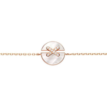 [Love More]JEUX DE BRACELET MOP PINK GOLD DIAMONDS