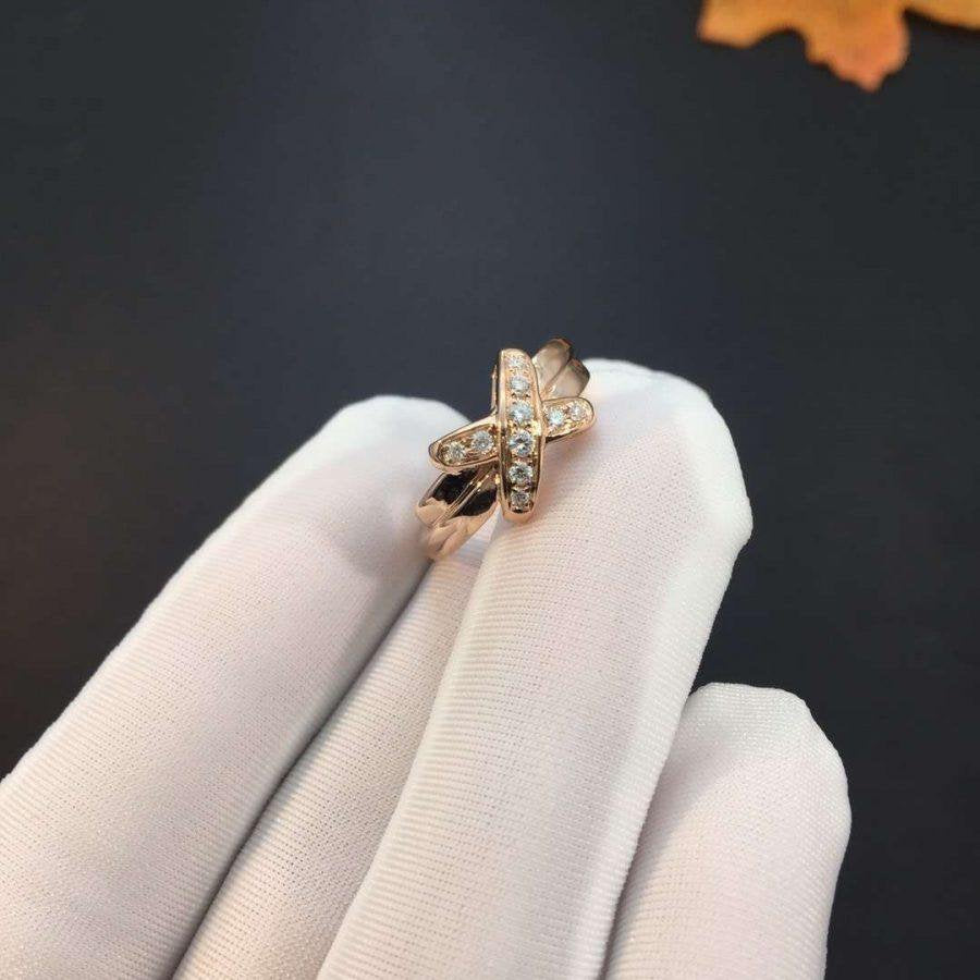 [Love More]JEUX DE PINK GOLD DIAMOND RING