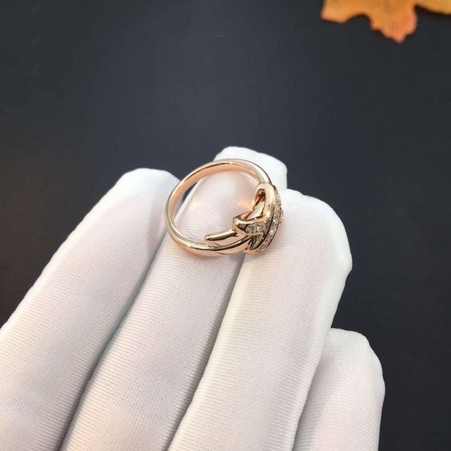 [Love More]JEUX DE PINK GOLD DIAMOND RING