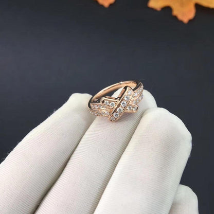 [Love More]JEUX DE RING PINK GOLD DIAMOND