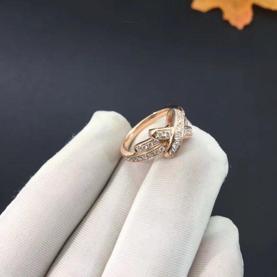 [Love More]JEUX DE RING PINK GOLD DIAMOND