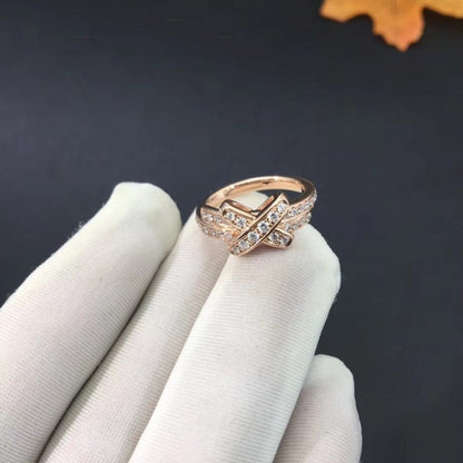 [Love More]JEUX DE RING PINK GOLD DIAMOND