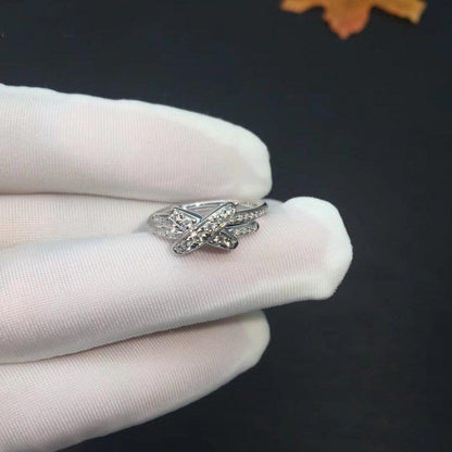 [Love More]JEUX DE SILVER DIAMOND RING