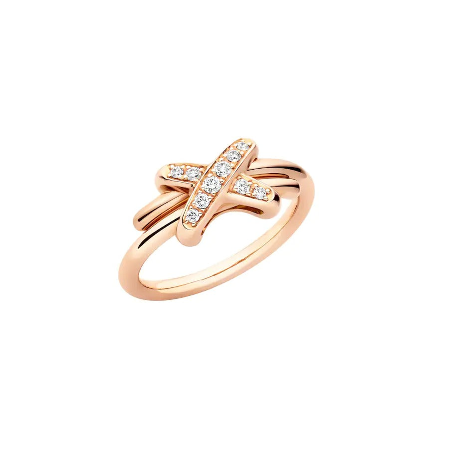 [Love More]JEUX DE PINK GOLD DIAMOND RING