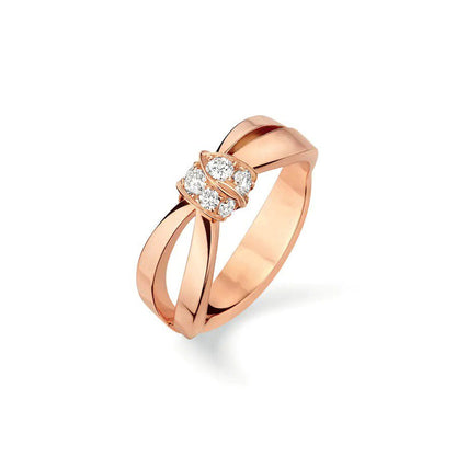 [Love More]LIENS RING PINK GOLD DIAMOND