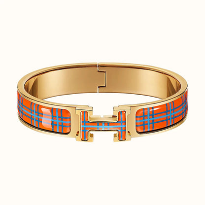 [Love More]H TARTAN BRACELET 12MM