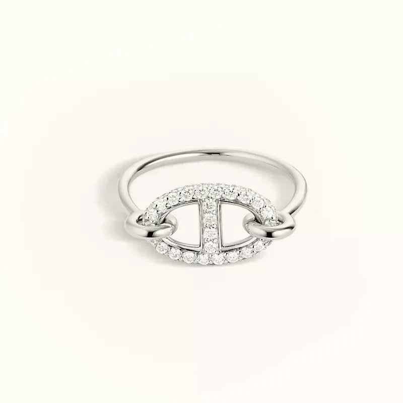 [Love More]RONDE SMALL SILVER DIAMOND RING