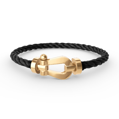 [Love More]FORCE LARGE HORSESHOE NO DIAMOND BRACELET GOLD