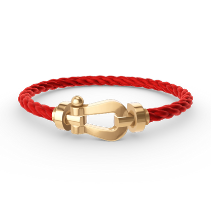 [Love More]FORCE LARGE HORSESHOE NO DIAMOND BRACELET GOLD