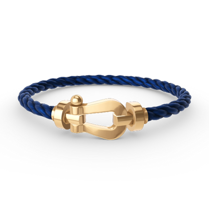 [Love More]FORCE LARGE HORSESHOE NO DIAMOND BRACELET GOLD