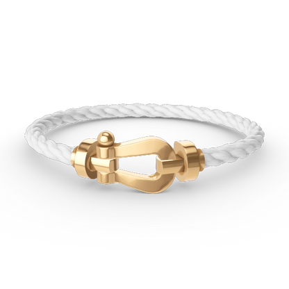 [Love More]FORCE LARGE HORSESHOE NO DIAMOND BRACELET GOLD