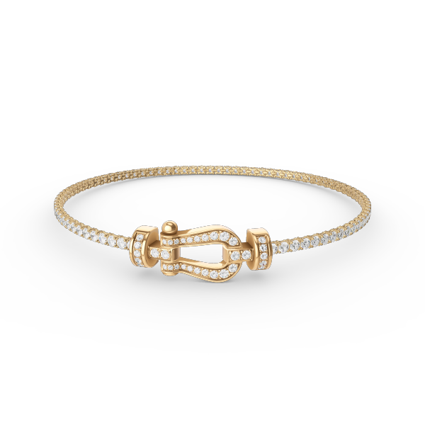 [Love More]FORCE  HORSESHOE  DIAMOND TENNIS BRACELET