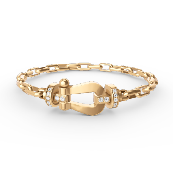 [Love More]FORCE LARGE HORSESHOE CLASP  METAL BRACELET