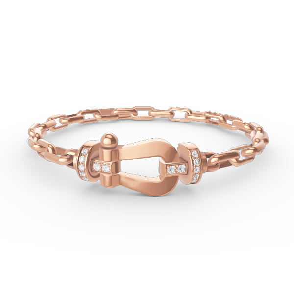 [Love More]FORCE LARGE HORSESHOE CLASP  METAL BRACELET