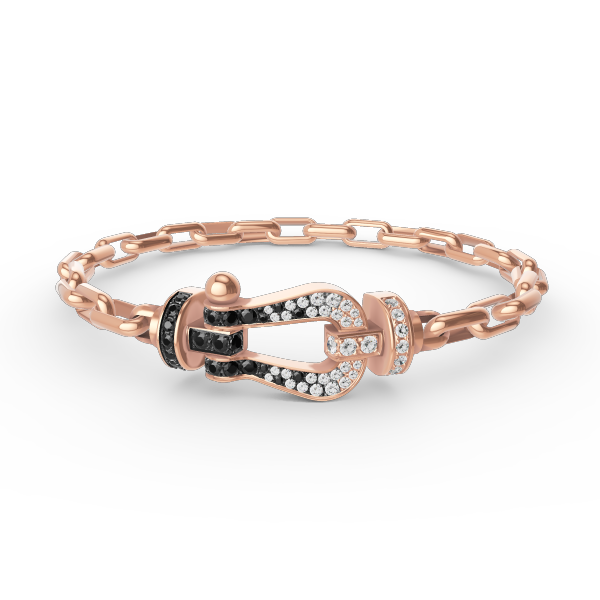 [Love More]FORCE LARGE HORSESHOE CLASP  METAL BRACELET