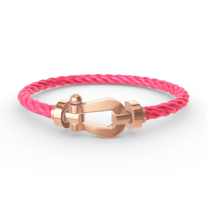 [Love More]FORCE LARGE HORSESHOE NO DIAMOND BRACELET ROSE GOLD