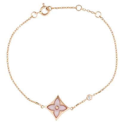 [Love More]STAR 1 DIAMOND PINK GOLD BRACELET