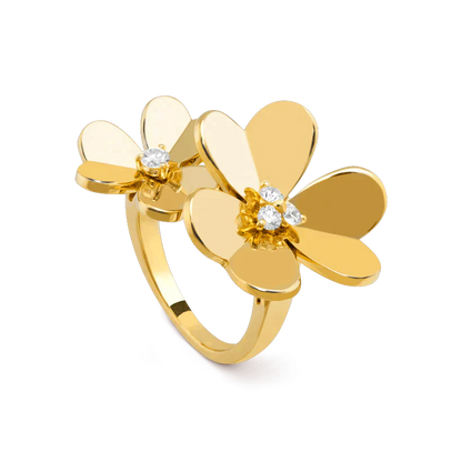 [Love More]CLOVER COMOS GOLD DIAMOND RING