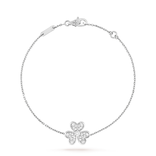 [Love More]FRIVOLE SILVER FLOWER DIAMOND BRACELET