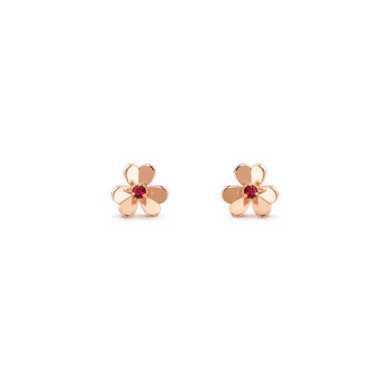 [Love More]FRIVOLE  FLOWER PINK EARRINGS