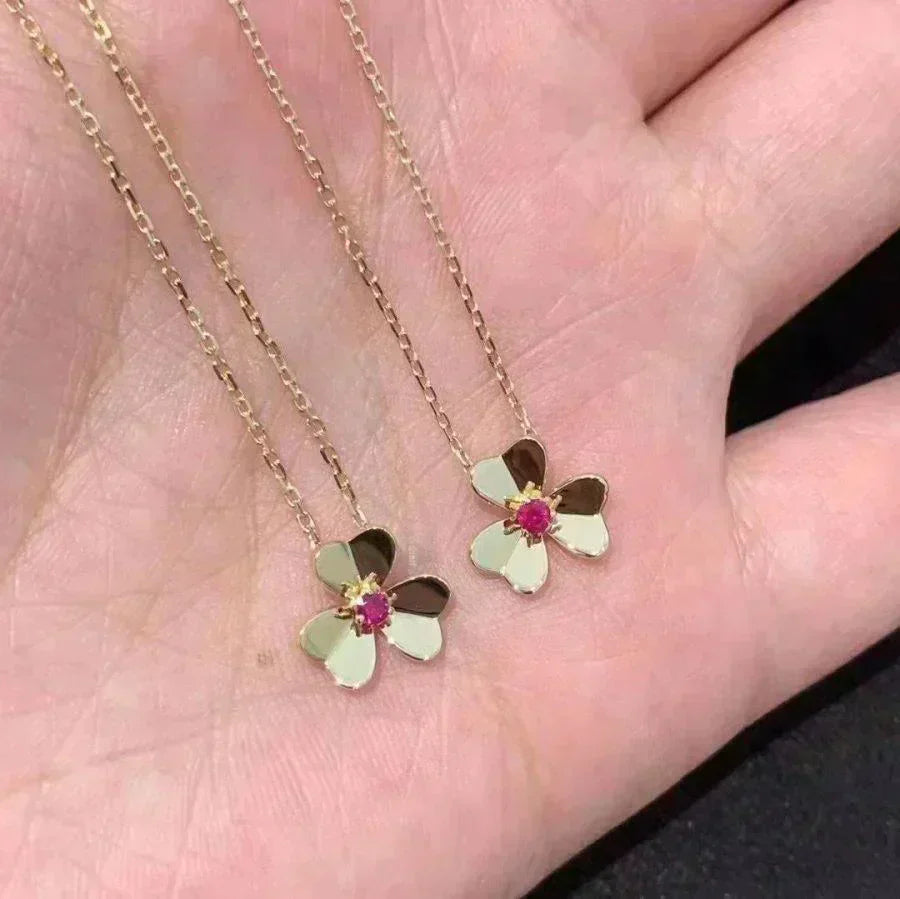 [Love More]FRIVOLE GOLD FLOWER NECKLACE