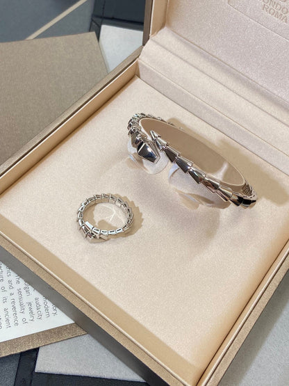 [Love More]SERPENTI VIPER SILVER BRACELET